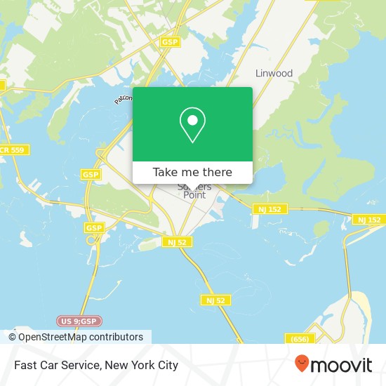 Fast Car Service map