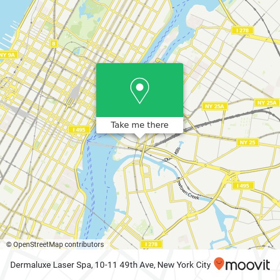 Mapa de Dermaluxe Laser Spa, 10-11 49th Ave