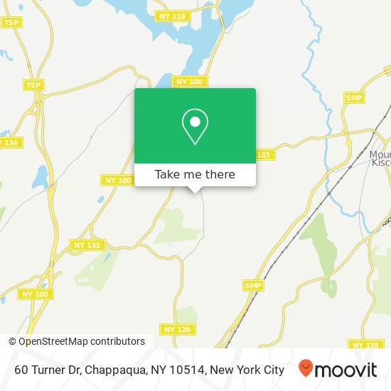 Mapa de 60 Turner Dr, Chappaqua, NY 10514