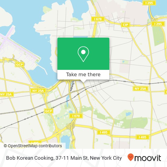 Bob Korean Cooking, 37-11 Main St map