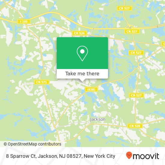 8 Sparrow Ct, Jackson, NJ 08527 map
