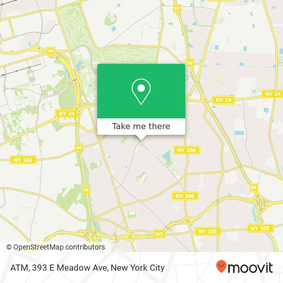 ATM, 393 E Meadow Ave map