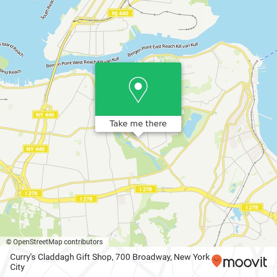 Mapa de Curry's Claddagh Gift Shop, 700 Broadway