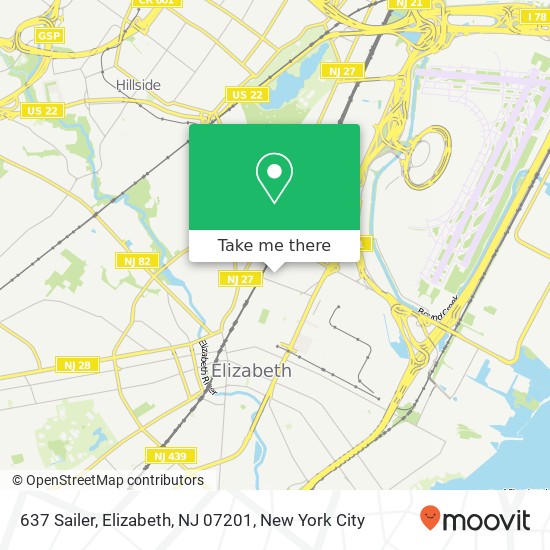 637 Sailer, Elizabeth, NJ 07201 map