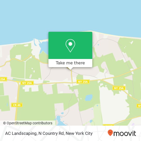 AC Landscaping, N Country Rd map