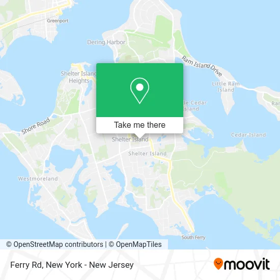 Ferry Rd map