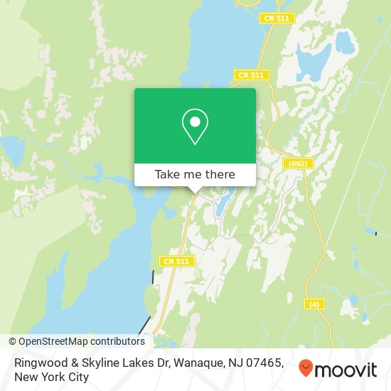 Mapa de Ringwood & Skyline Lakes Dr, Wanaque, NJ 07465