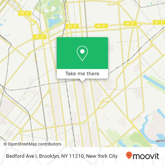 Bedford Ave I, Brooklyn, NY 11210 map