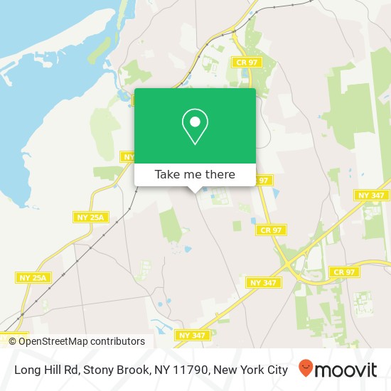 Long Hill Rd, Stony Brook, NY 11790 map