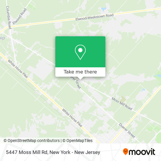 Mapa de 5447 Moss Mill Rd