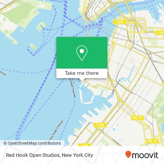 Red Hook Open Studios map