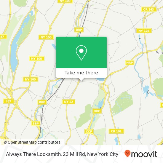 Mapa de Always There Locksmith, 23 Mill Rd