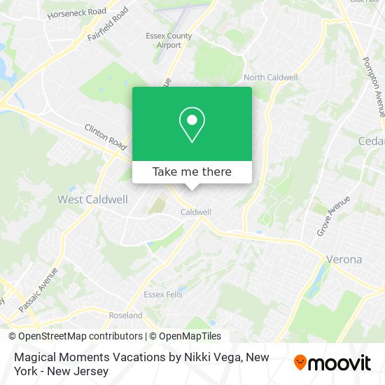 Magical Moments Vacations by Nikki Vega map