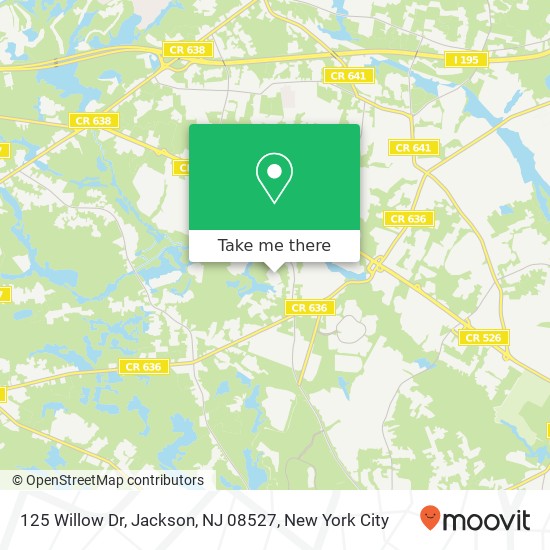 125 Willow Dr, Jackson, NJ 08527 map