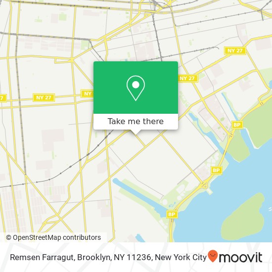 Mapa de Remsen Farragut, Brooklyn, NY 11236