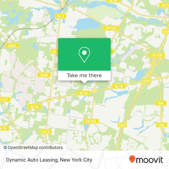 Dynamic Auto Leasing map