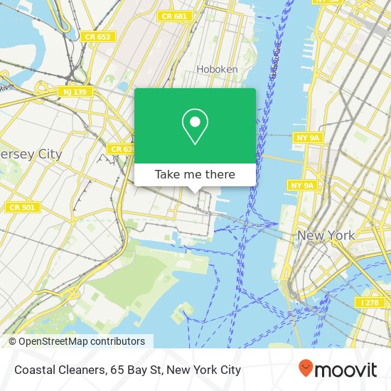 Mapa de Coastal Cleaners, 65 Bay St