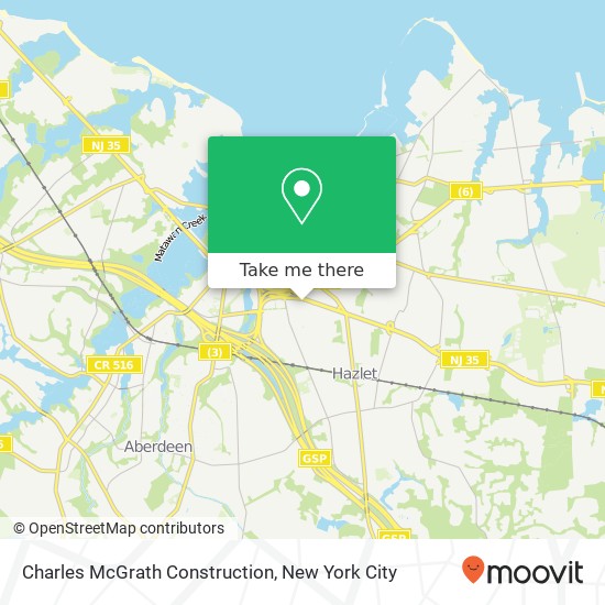 Charles McGrath Construction map