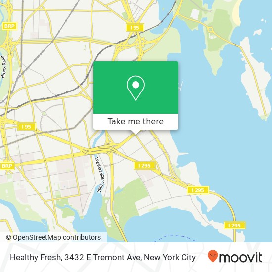 Healthy Fresh, 3432 E Tremont Ave map