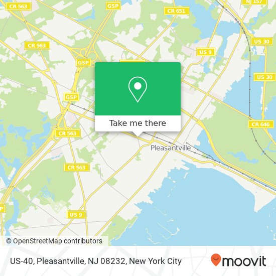 Mapa de US-40, Pleasantville, NJ 08232