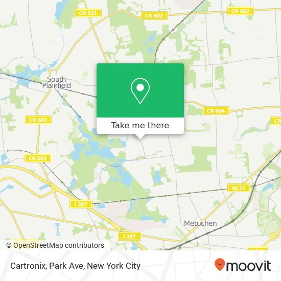 Cartronix, Park Ave map