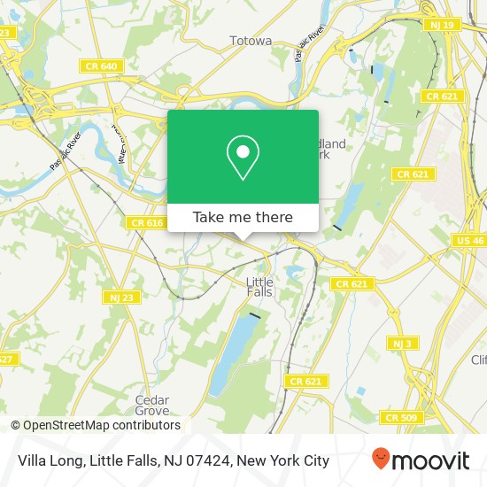 Villa Long, Little Falls, NJ 07424 map
