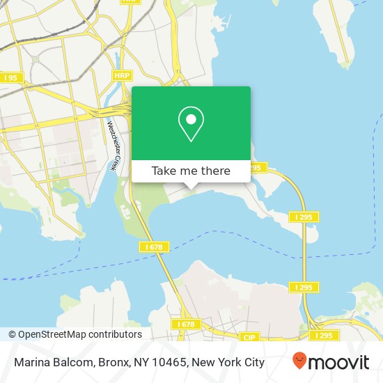 Mapa de Marina Balcom, Bronx, NY 10465