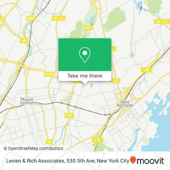 Levien & Rich Associates, 530 5th Ave map