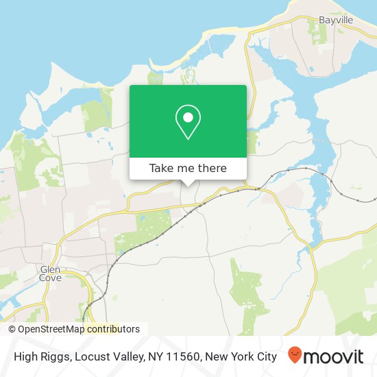Mapa de High Riggs, Locust Valley, NY 11560