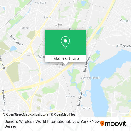 Juniors Wireless World International map