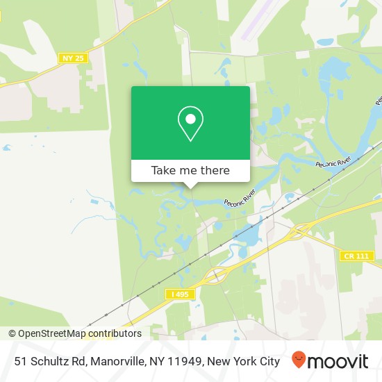 51 Schultz Rd, Manorville, NY 11949 map