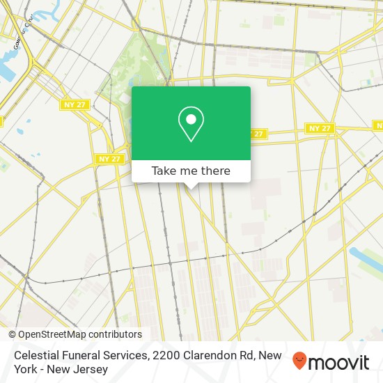 Mapa de Celestial Funeral Services, 2200 Clarendon Rd