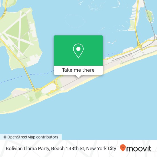 Mapa de Bolivian Llama Party, Beach 138th St