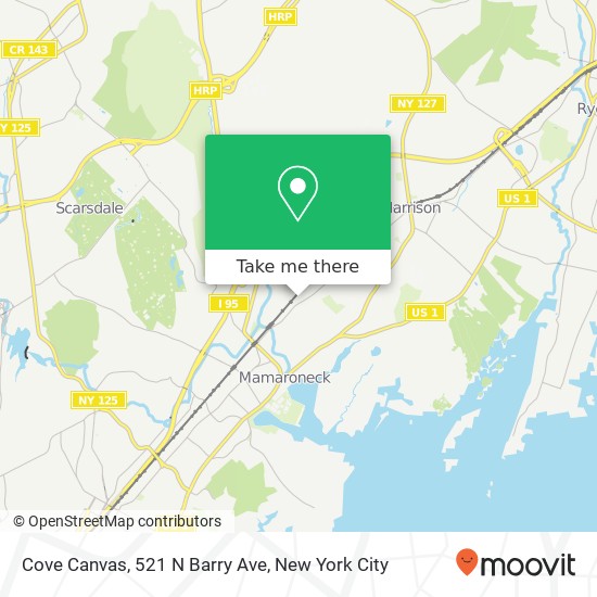 Mapa de Cove Canvas, 521 N Barry Ave