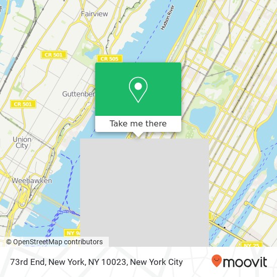 Mapa de 73rd End, New York, NY 10023