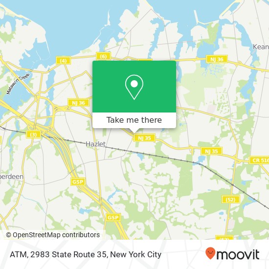 Mapa de ATM, 2983 State Route 35