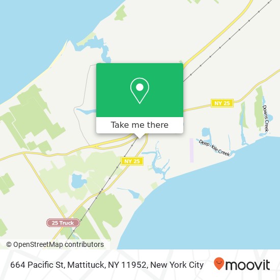 Mapa de 664 Pacific St, Mattituck, NY 11952