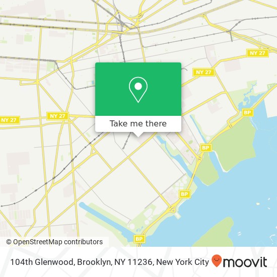 Mapa de 104th Glenwood, Brooklyn, NY 11236