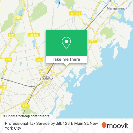 Mapa de Professional Tax Service by Jill, 123 E Main St