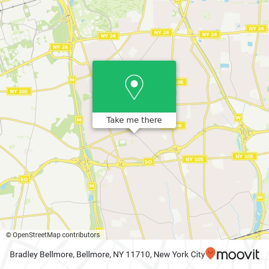Mapa de Bradley Bellmore, Bellmore, NY 11710