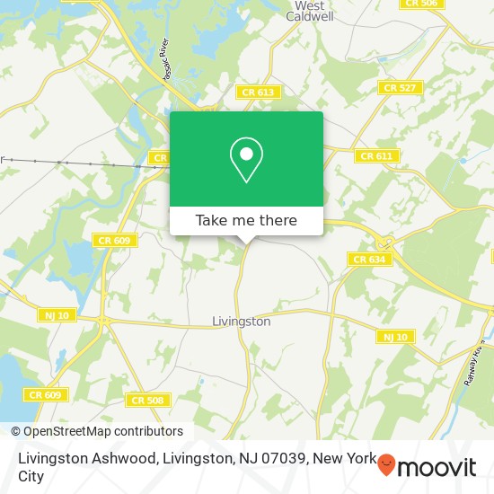 Livingston Ashwood, Livingston, NJ 07039 map