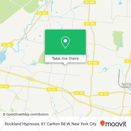 Rockland Hypnosis, 81 Carlton Rd W map