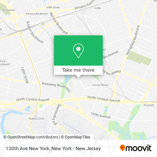 Mapa de 130th Ave New York