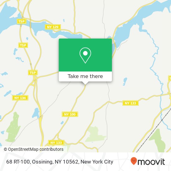 Mapa de 68 RT-100, Ossining, NY 10562