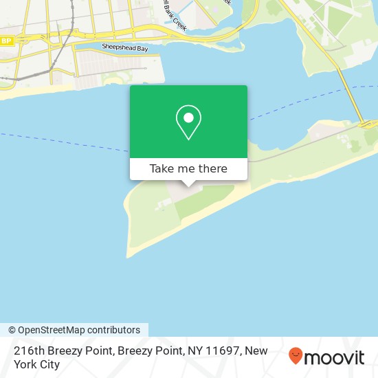 216th Breezy Point, Breezy Point, NY 11697 map