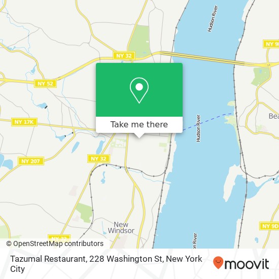 Mapa de Tazumal Restaurant, 228 Washington St