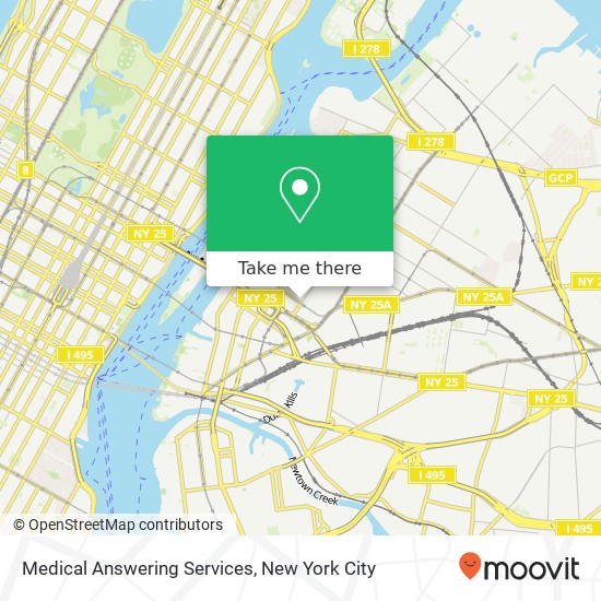 Medical Answering Services map