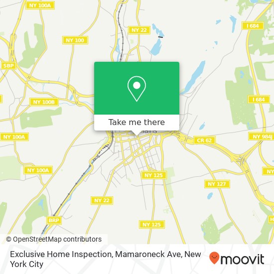 Exclusive Home Inspection, Mamaroneck Ave map