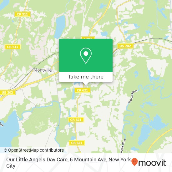 Mapa de Our Little Angels Day Care, 6 Mountain Ave