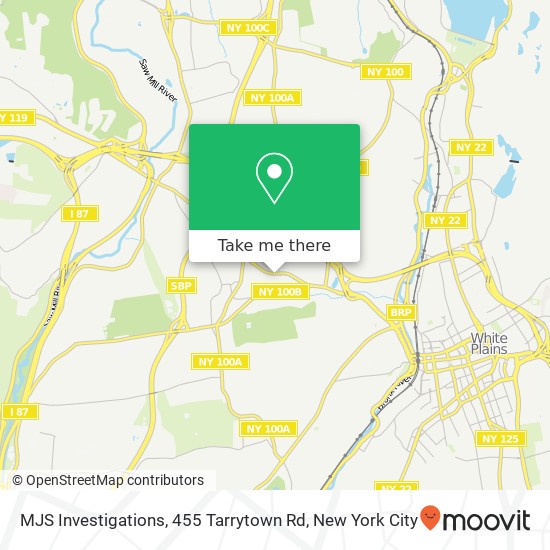 MJS Investigations, 455 Tarrytown Rd map